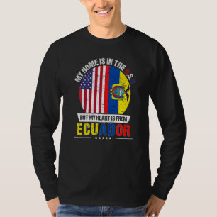 Camiseta O Coração Patriótico Ecumênico Americano É Do Equa