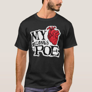 Camiseta O coração pertence ao t-shirt da obscuridade do