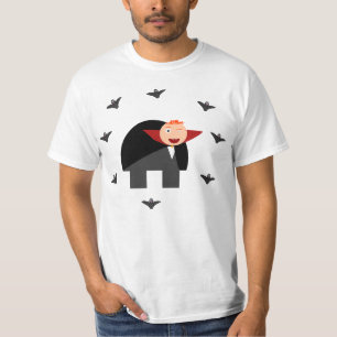 Camiseta O corcunda como um vampiro