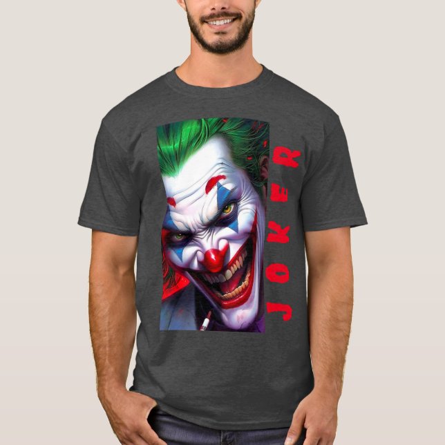Camiseta "O Coringa - Caos e Risos" (Frente)