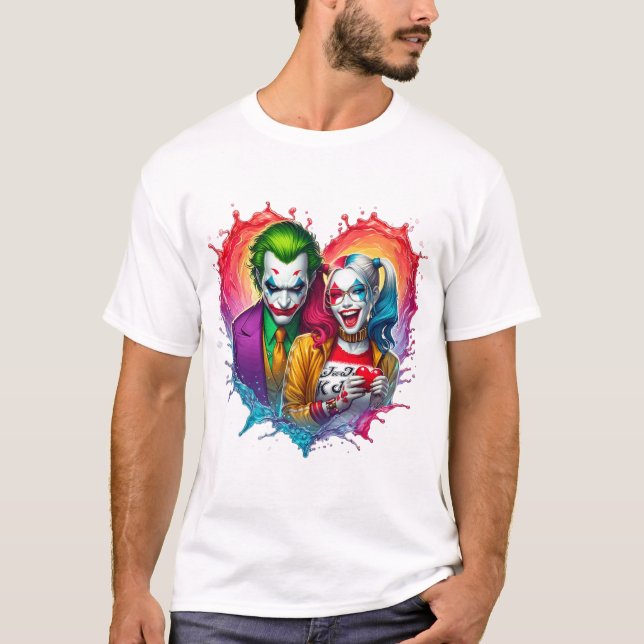 Camiseta O Coringa e a Arlequina  (Frente)