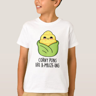 Camiseta O Corny Puns É Um Milho Engraçado.