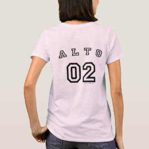 Camiseta O coro cultiva o t-shirt das mulheres do alto 02