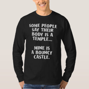 Camiseta O Corpo É Um Mino De Templo É Um Bacalhau De Pai D