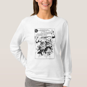 Camiseta O corpo verde da lanterna, preto e branco