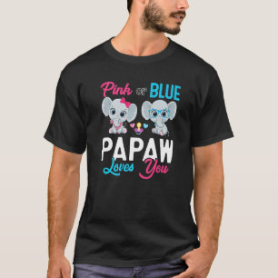Camiseta O Cortador De Elefantes Bonitos Do Papaw Do Gênero