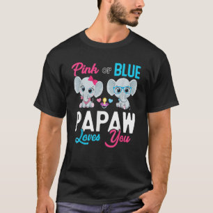 Camiseta O Cortador De Elefantes Bonitos Do Papaw Do Gênero