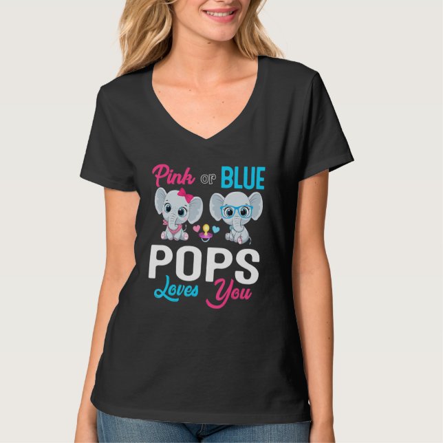 Camiseta O Cortador De Elefantes Bonitos Dos Pop De Gênero  (Frente)