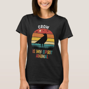 Camiseta O Corvo É O Meu Espírito De Coroa Animal