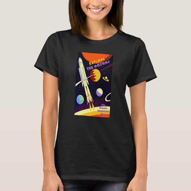Camiseta O Cosmic Explorers Club Explora O Cosmos (#13) (Frente)