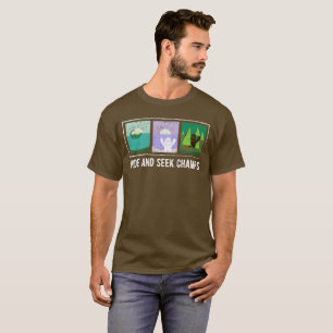 Camiseta O couro cru - e - busca patrocina o pé grande,