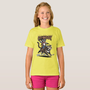 Camiseta O cowboy critter (modo Lt.) Crianças