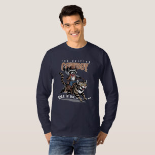 Camiseta O cowboy do bicho (modo Dk.) Manga longa masculi