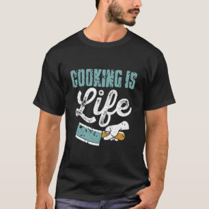 Camiseta O cozinhar É A Vintage Incrível Presente