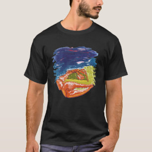 Camiseta O Crab Claw Beach Tropical Crustacean