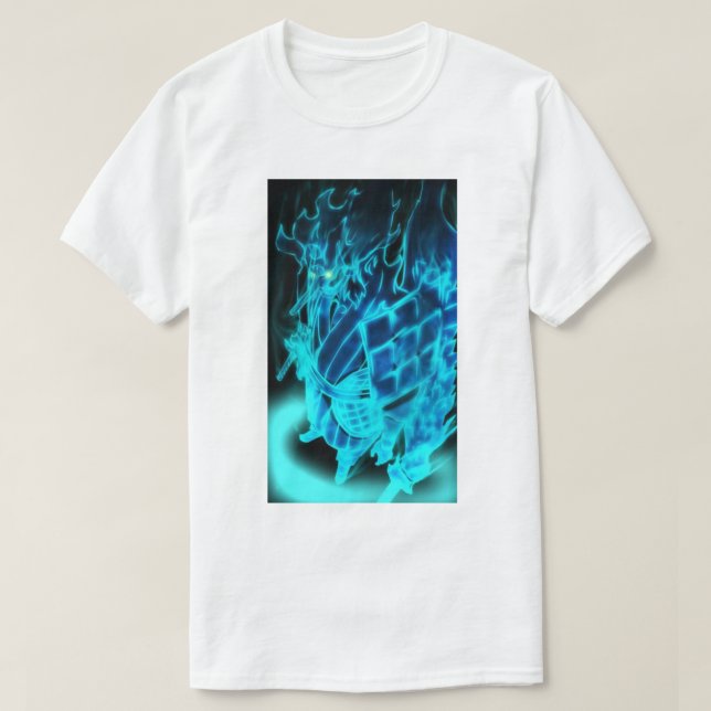 Camiseta O Crachá Gráfico Perfeito Susano Anime (Frente do Design)