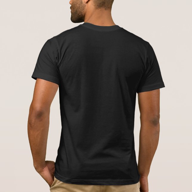 T-shirt frente e verso preto