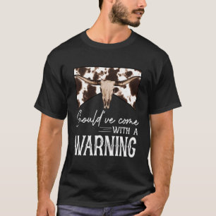 Camiseta O Crânio De Vaca Leopardo Deveria Ter Recebido Um