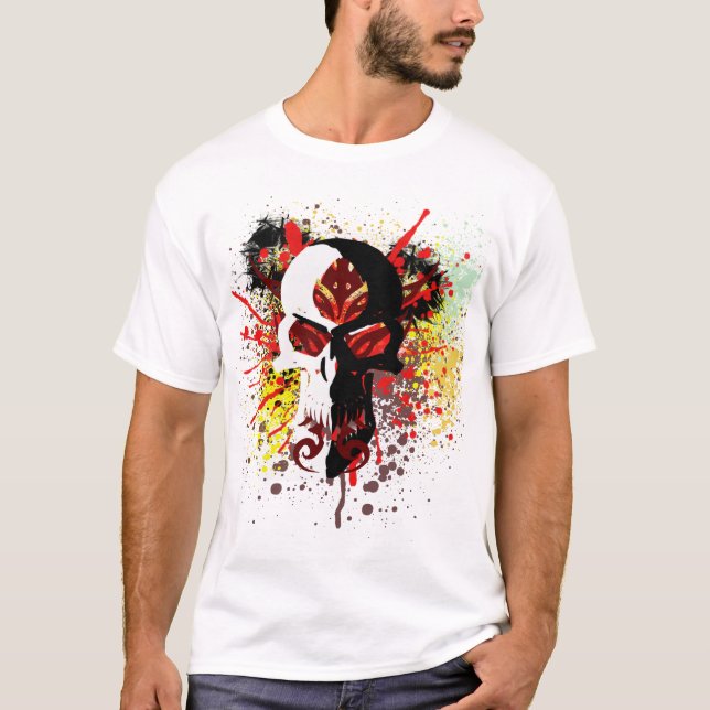 Camiseta O crânio do diabo (Frente)