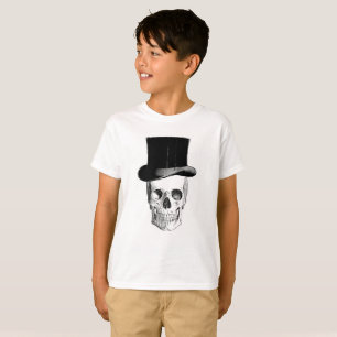 Camiseta O crânio legal o Dia das Bruxas caçoa o Tshirt
