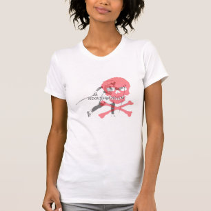 Camiseta O crânio Striding T do W