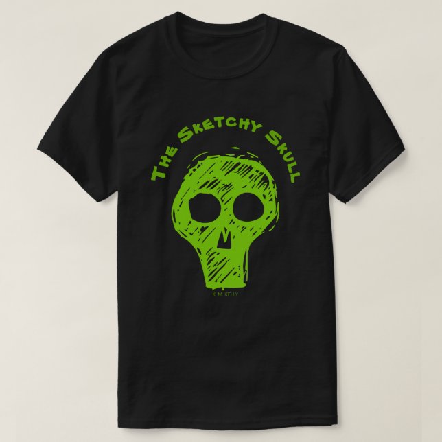 Camiseta O CRÂNIO - T-Shirt (Frente do Design)
