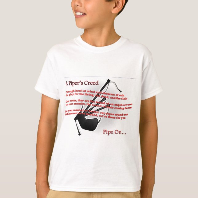 Camiseta O credo do gaiteiro (Frente)