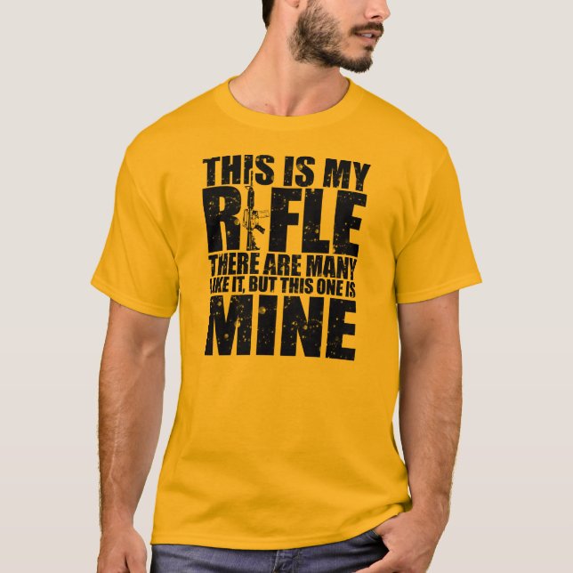 Camiseta O credo do Rifleman - este é meu rifle (Frente)