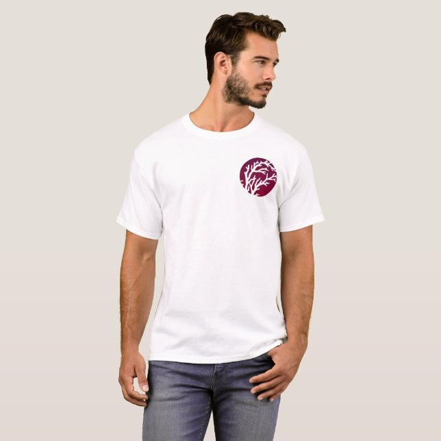 Camiseta O creme roda a árvore do bolso (Frente Completa)
