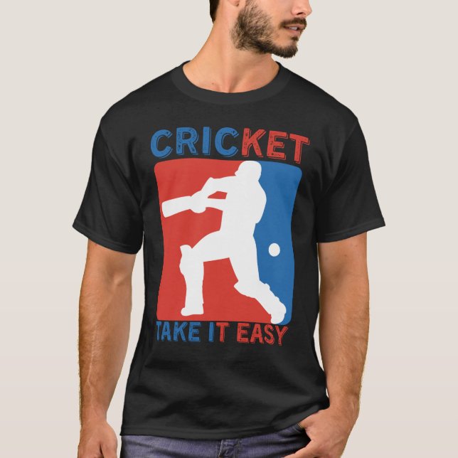 CAMISETA O CRICKET FACILITA-O - AMANTE DE CRICKET (Frente)