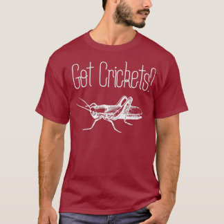Camiseta O Cricket Insect Lover Entomology Creepy Crawly