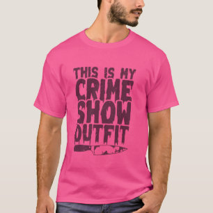 Camiseta O Crime Mostra Roupas Compostas - O Assassinato Mo