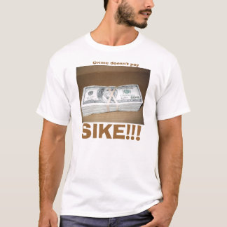 Camiseta O crime não compensa