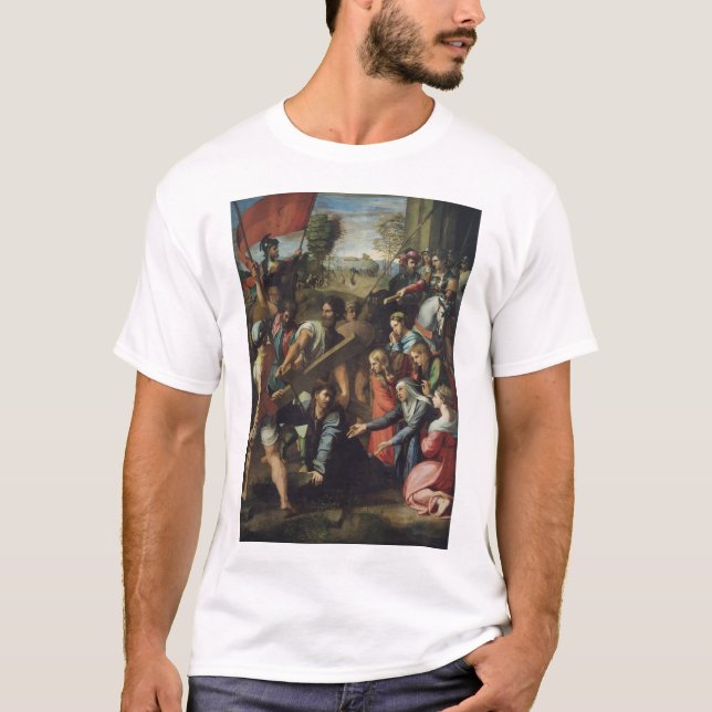 Camiseta O cristo de Raphael que cai na maneira ao calvário (Frente)