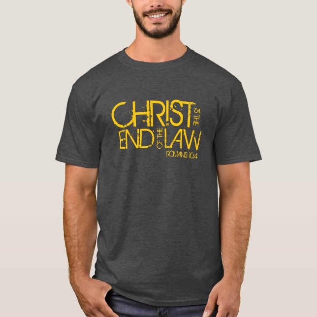 Camiseta O cristo é a extremidade do t-shirt do verso da (Frente)