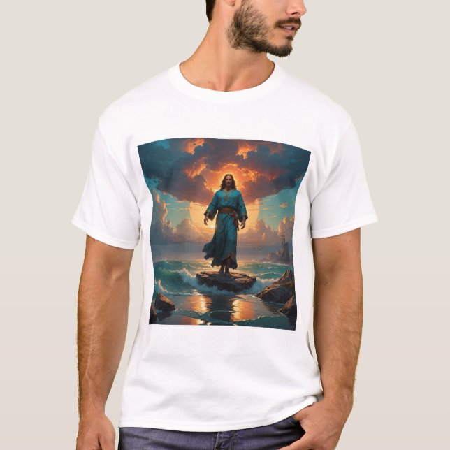 Camiseta O cristo está chegando (Frente)