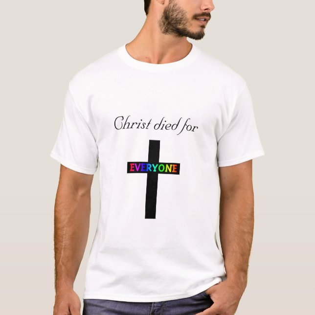 Camiseta O cristo morreu para todos (Frente)
