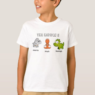 Camiseta O crivo 3 como dinossauros
