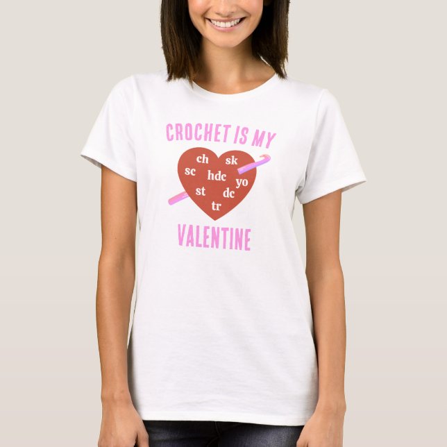 CAMISETA O CROCHÊ É MEU NAMORADO (Frente)