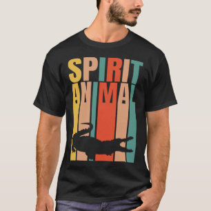 Camiseta O Crocodilo É O Meu Retrato De Animais Espirituoso