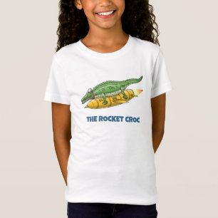 Camiseta O Crocodilo Foguete