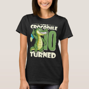 Camiseta O Crocodilo Transformou-se em 10 Anos, Garoto 10º