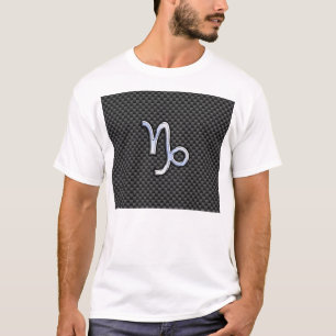 Camiseta O cromo de prata gosta da fibra do carbono do