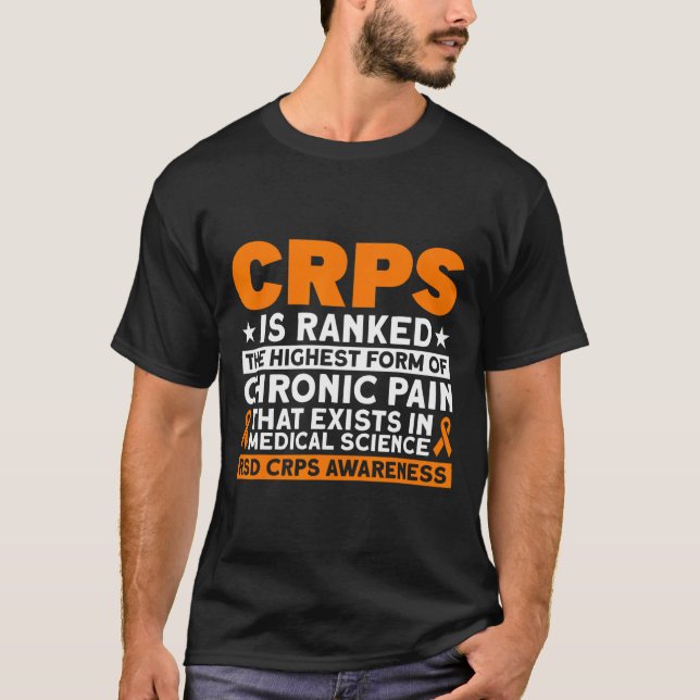 Camiseta O Crps Está Classificado Como A Dor Mais Elevada D (Frente)