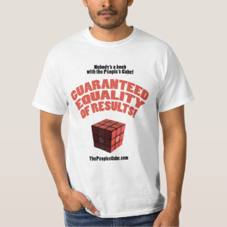 Camiseta O cubo do pessoa - igualdade garantida dos