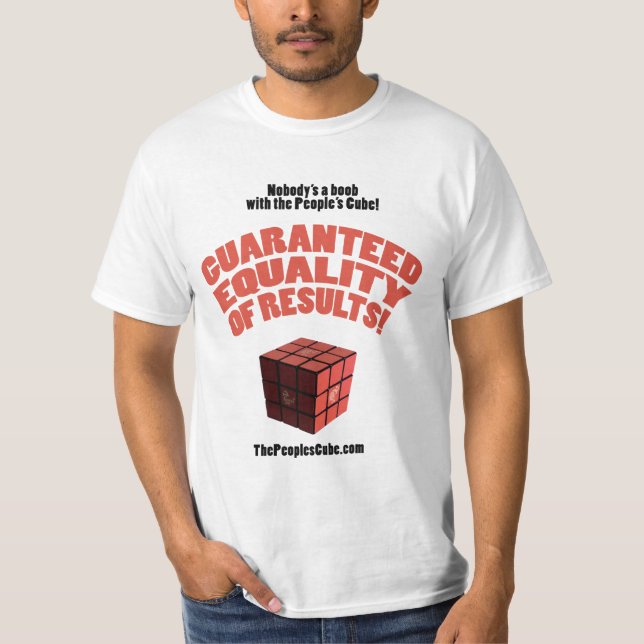 Camiseta O cubo do pessoa - igualdade garantida dos (Frente)