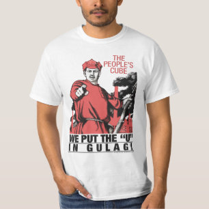 Camiseta O cubo do pessoa - nós pôr o U no t-shirt do gul