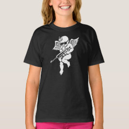 CAMISETA O CUPIDO DISPARARÁ EM VOCÊ COM UMA ARMA DO RIFLE