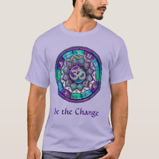 Camiseta O ~ da mandala da independência seja a mudança