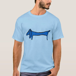 Camiseta O Dachshund Azul